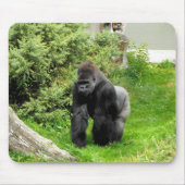 Western-Tiefland Silverback-Mannesgorilla Mousepad (Vorne)