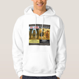 Western-Tierfilm-Plakatparodie Hoodie