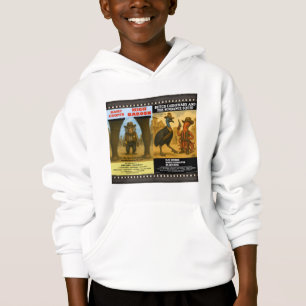 Western-Tierfilm-Plakatparodie Hoodie