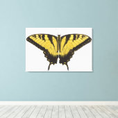 Western Tiger Frack Butterfly Leinwanddruck (Insitu (Holzboden))