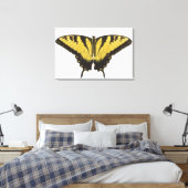 Western Tiger Frack Butterfly Leinwanddruck (Insitu (Schlafzimmer))