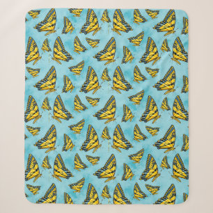 Western Tiger Frack Schmetterling auf Wolken Sherpadecke