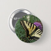 Western-Tiger-Frack-Schmetterling Button (Vorne & Hinten)