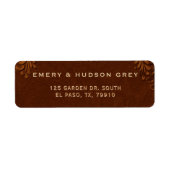 Western Tooled Rustic Terracotta Elegant Wedding (Vorne)