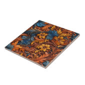 Western Toolted Leather Keramik Tile Fliese (Seite)