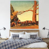 Western "Top of the Ridge" Kunst von Maynard Dixon Leinwanddruck (Insitu (Schlafzimmer))
