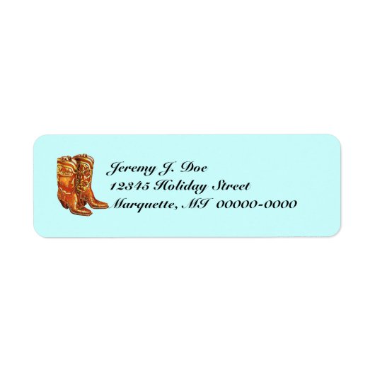 Western Tragen Cowboy Cowgirl Stiefel Anschrift La (Vorne)