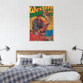 Western Trails Magazine Titelseite 2 Leinwanddruck (Insitu (Schlafzimmer))