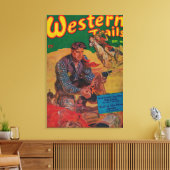 Western Trails Magazine Titelseite 2 Leinwanddruck (Insitu (Wohnzimmer))