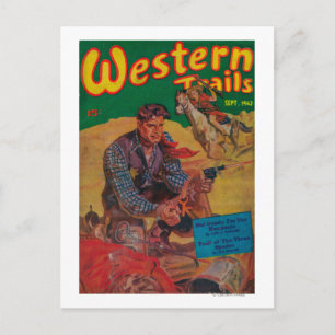Western Trails Magazine Titelseite 2 Postkarte