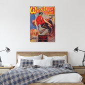 Western Trails Magazine Titelseite 3 Leinwanddruck (Insitu (Schlafzimmer))