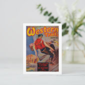 Western Trails Magazine Titelseite 3 Postkarte (Stehend Vorderseite)