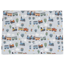 Western Train Adventure - Geschenktasche | Niedlic