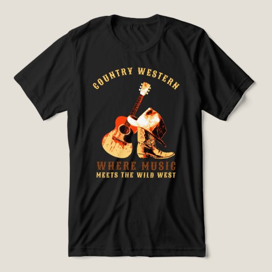 Western Tri-Blend Shirt (Design Vorderseite)