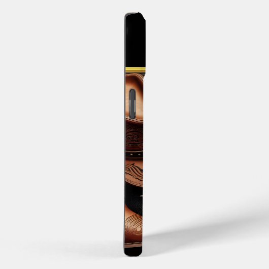 Western Trio: Hut, Stiefel, Revolver Case-Mate iPhone Hülle (Rückseite / Rechts)