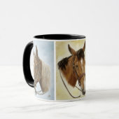 Western-Trio-PferdeTasse Tasse (Vorderseite Links)