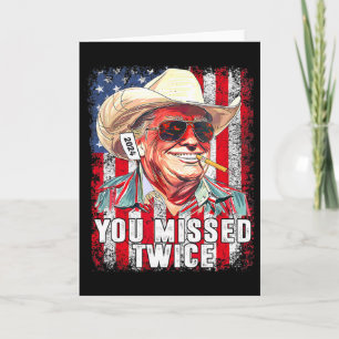 Western Trump 2025 Cowboy Du Hast Twuce Uns Amer V Karte