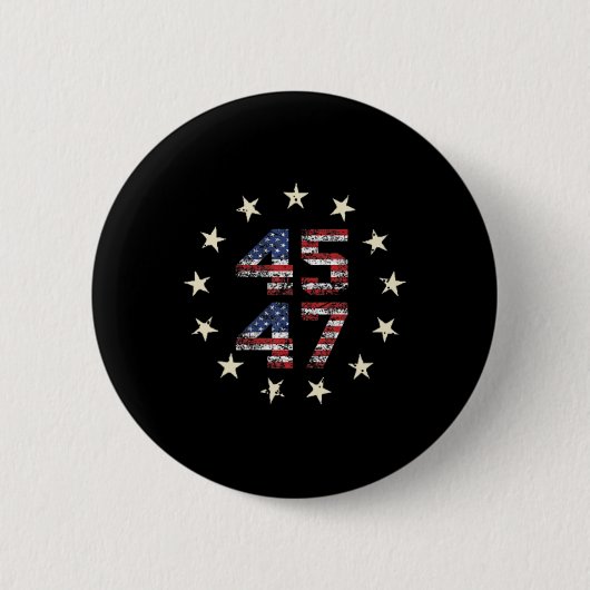 Western Trump Cowboy, den du verpasst hast Button (Vorderseite)