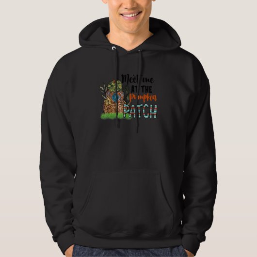 Western Turquoise Meet me at the pumpkin patch Fal Hoodie (Vorderseite)