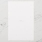 Western Typografie Foto Save the Date schwarz (Rückseite)