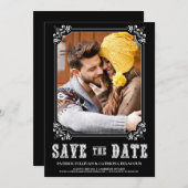 WESTERN-TYPOGRAPHIE ANKÜNDIGUNG DATUM FREIHALTEN (Vorne/Hinten)