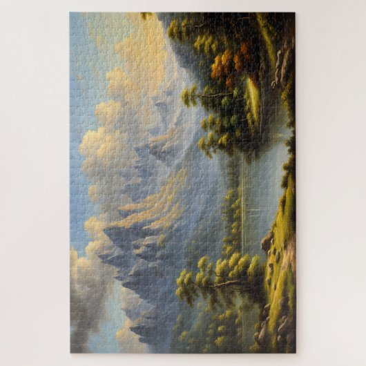 Western und Fluss Puzzle (Vertikal)