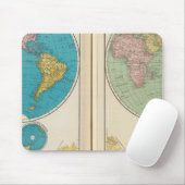 Western und östliche Hemisphäre Mousepad (Mit Mouse)