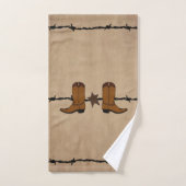 Western- und Stacheldraht Badhandtuch Set (Handtuch)