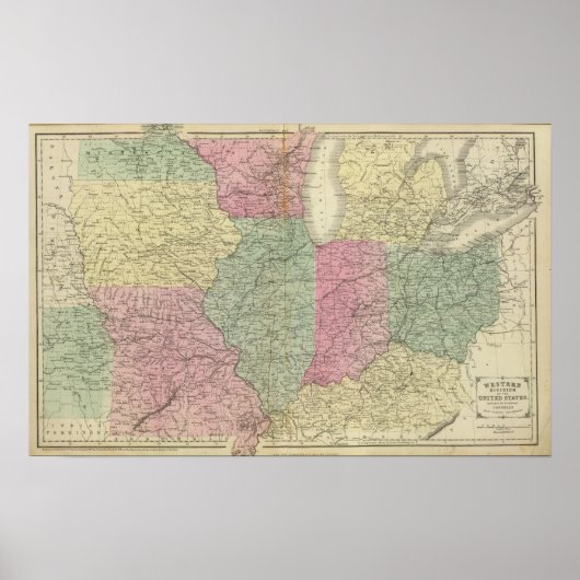 WESTERN USA POSTER (Vorne)