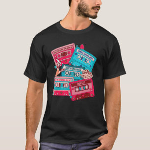 Western Valentine's Day Country Music Cassette Ges T-Shirt