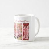 Western Valentins Romantik mit Basset Hound Kaffeetasse (VorderseiteRechts)
