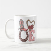 Western Valentinstag Liebe Kaffeetasse (Links)