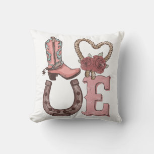 Western Valentinstag Liebe Kissen