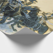 Western "Vaqueros" Art von Charles M. Russell Geschenkpapier (Ecke)