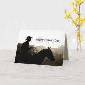 Western Vatertag Karte (Gelbe Blume)