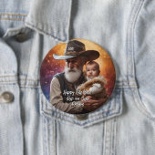 Western Vaterzeit und Baby Neujahr Button (Beispiel)