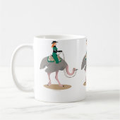 Western-VergnügenOstrich Kaffeetasse (Links)