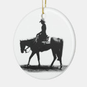 Western-Vergnügensverzierung Keramik Ornament (Links)