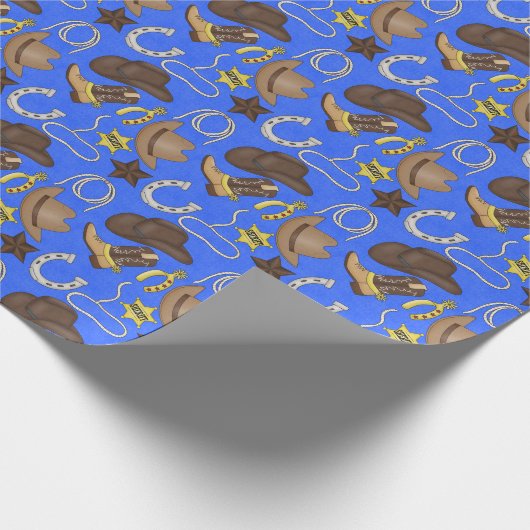 Western-Verpackungspapier für Länder Geschenkpapier (Ecke)