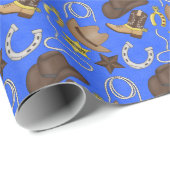 Western-Verpackungspapier für Länder Geschenkpapier (Rolleneckpunkt)