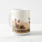 Western Vibes! Geschenk des bearbeitbaren Mannes Kaffeetasse (Vorderseite Links)
