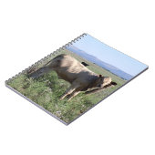 Western-Vieh-Herden-ländliche Landschaftsszene Notizblock (Linke Seite)