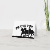 Western Vielen Dank Dankeskarte (Vorderseite)
