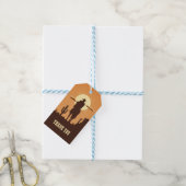 Western vielen Dank Geschenkanhänger (Mit Garn)