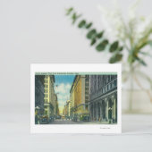 Western View 7th Street von der Spring Street Postkarte (Stehend Vorderseite)