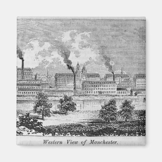 Western View of Manchester Magnet (Vorne)