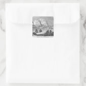 Western View of Manchester Quadratischer Aufkleber (Tasche)