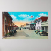 Western View von 5th und Main Street Corner Poster (Vorne)