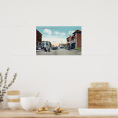 Western View von der Main StreetVisalia, CA 2 Poster (Küche)