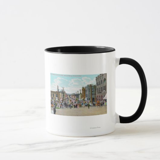 Western View von Holly Street Tasse (Rechts)